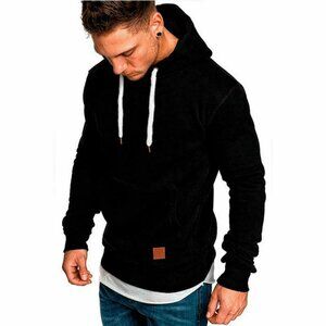 New Casual Men Hoodie Soft Slim Fit Hooded Sweatshirt Pullover Sweater Wear